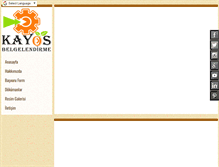 Tablet Screenshot of kayos.com.tr